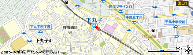 東京都大田区周辺の地図