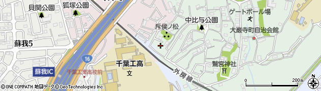 千葉県千葉市中央区大巌寺町244周辺の地図