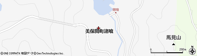 島根県松江市美保関町諸喰周辺の地図
