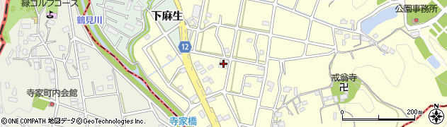 神奈川県川崎市麻生区早野303周辺の地図