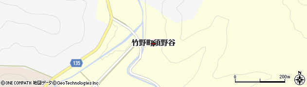 兵庫県豊岡市竹野町須野谷周辺の地図