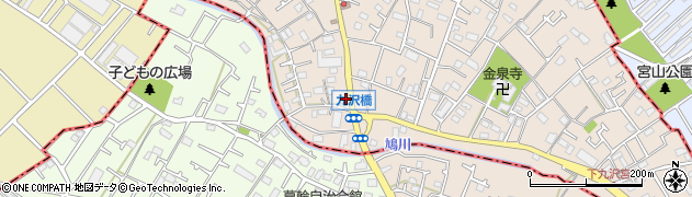 神奈川県相模原市緑区下九沢1382-1周辺の地図