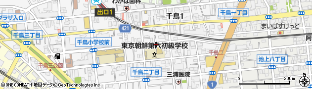 学校法人東京朝鮮学園東京朝鮮第６幼初級学校周辺の地図