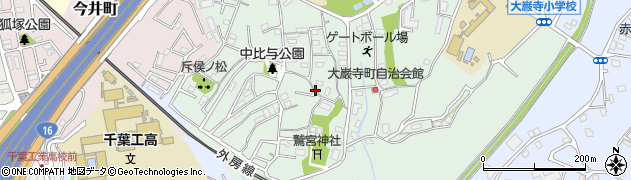 千葉県千葉市中央区大巌寺町周辺の地図