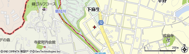 神奈川県川崎市麻生区早野416周辺の地図