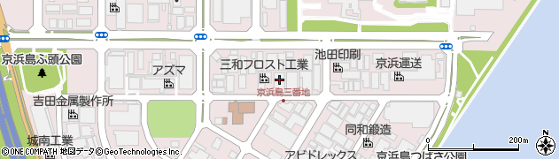 東京都大田区京浜島2丁目3-12周辺の地図