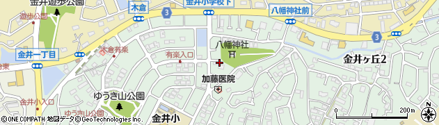 東京都町田市金井ヶ丘2丁目6周辺の地図