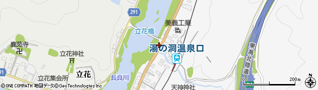 立花橋周辺の地図