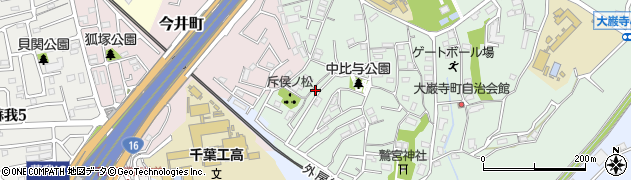 千葉県千葉市中央区大巌寺町245周辺の地図