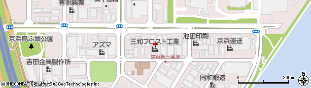 東京都大田区京浜島2丁目3周辺の地図