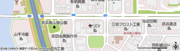 東京都大田区京浜島2丁目2周辺の地図