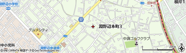 神奈川県相模原市中央区淵野辺本町3丁目22周辺の地図