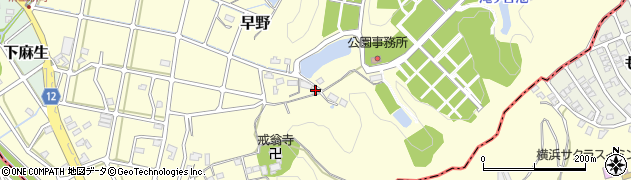 神奈川県川崎市麻生区早野832周辺の地図