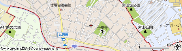 神奈川県相模原市緑区下九沢655周辺の地図