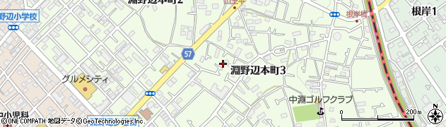 神奈川県相模原市中央区淵野辺本町周辺の地図
