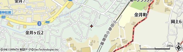 東京都町田市金井ヶ丘2丁目48周辺の地図