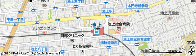 湘南信用金庫本門寺前支店周辺の地図