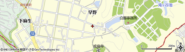 神奈川県川崎市麻生区早野929周辺の地図