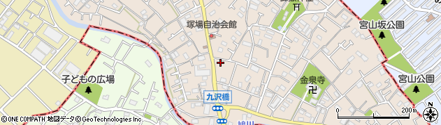 神奈川県相模原市緑区下九沢1355周辺の地図