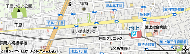 関西電力株式会社　上野毛寮周辺の地図