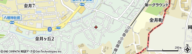 東京都町田市金井ヶ丘2丁目47周辺の地図