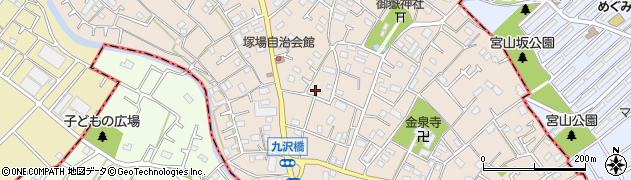 神奈川県相模原市緑区下九沢1353周辺の地図