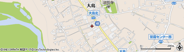 神奈川県相模原市緑区大島3032-1周辺の地図