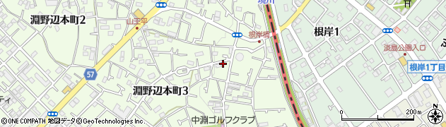 神奈川県相模原市中央区淵野辺本町3丁目38周辺の地図