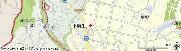 神奈川県川崎市麻生区早野202周辺の地図