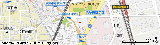 関原デンタルオフィス　シティタワー武蔵小杉周辺の地図