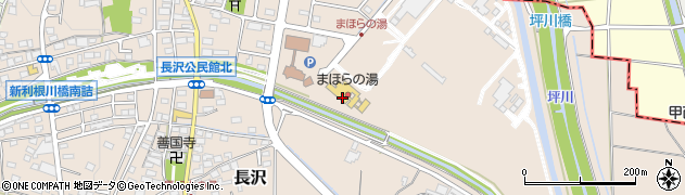 富士川町役場　まほらの湯周辺の地図