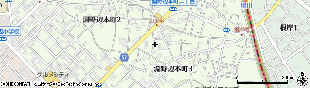 神奈川県相模原市中央区淵野辺本町3丁目24周辺の地図