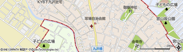 神奈川県相模原市緑区下九沢1417周辺の地図
