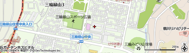 東京都町田市三輪緑山1丁目3周辺の地図