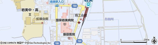日本交通株式会社　岩美営業所周辺の地図