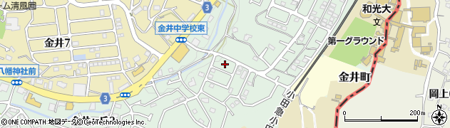 東京都町田市金井ヶ丘2丁目45周辺の地図