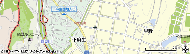 神奈川県川崎市麻生区早野190周辺の地図