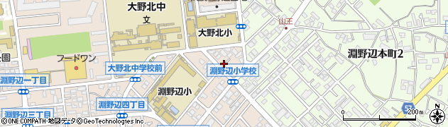 神奈川県相模原市中央区淵野辺4丁目10周辺の地図