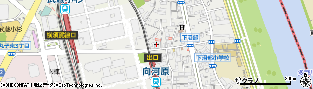 川崎信用金庫向河原支店周辺の地図