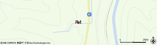 兵庫県新温泉町（美方郡）井土周辺の地図