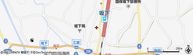 岐阜信用金庫坂下支店周辺の地図