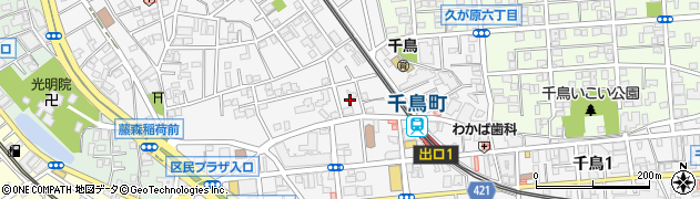 東京都大田区千鳥3丁目5周辺の地図