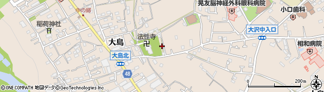 神奈川県相模原市緑区大島1698-21周辺の地図
