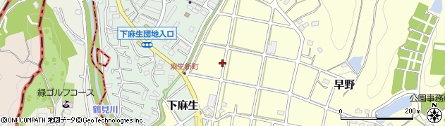 神奈川県川崎市麻生区早野191周辺の地図