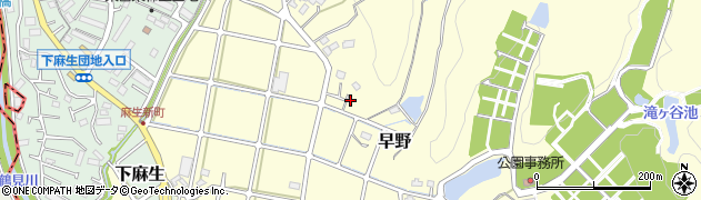 神奈川県川崎市麻生区早野319周辺の地図