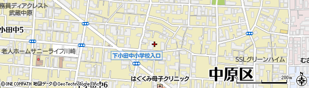下小田中3丁目公園周辺の地図
