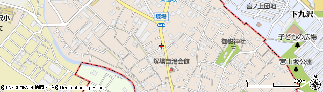 神奈川県相模原市緑区下九沢1497-2周辺の地図