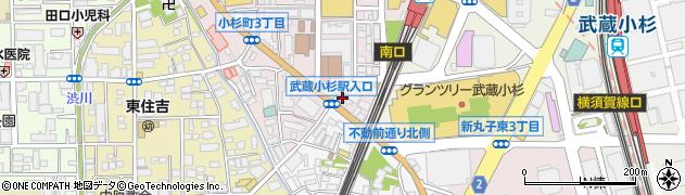 コート・ダジュール 武蔵小杉店周辺の地図