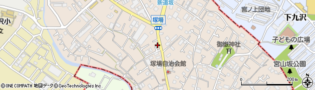 神奈川県相模原市緑区下九沢1497-17周辺の地図