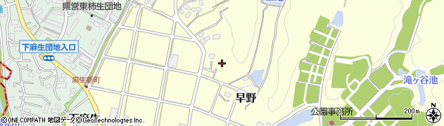 神奈川県川崎市麻生区早野318周辺の地図